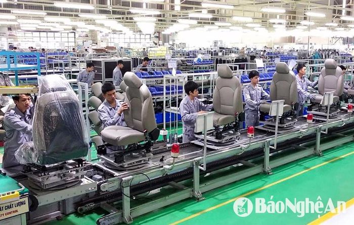 Hoạt động sản xuất tại Công ty Kyungsing. Ảnh: Công ty Kyungsing