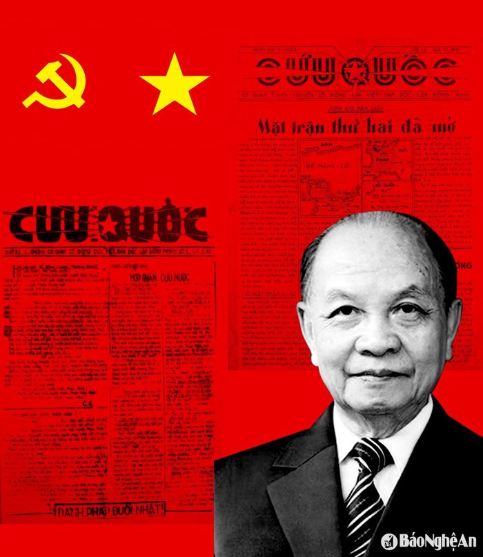 Đồng chí Trường Chinh là người phụ trách những số đầu tiên của Báo Cứu Quốc - cơ quan ngôn luận của Việt Minh.