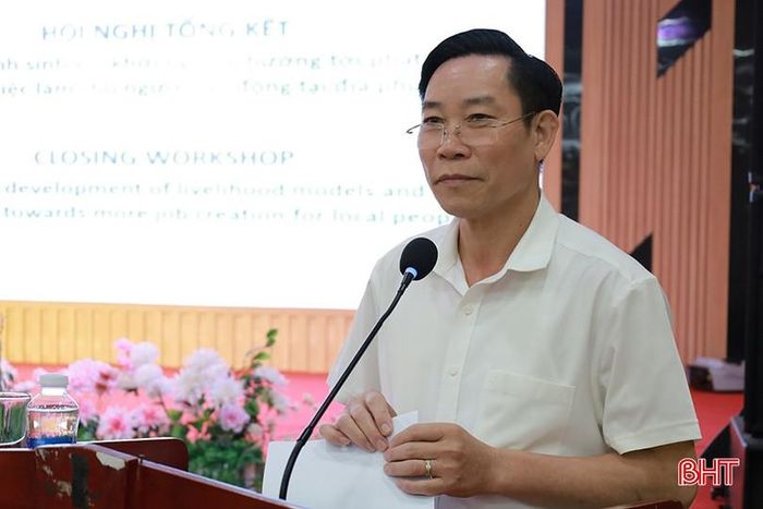 Phó Giám đốc Sở Y tế Mai Lê Thuộc đánh giá cao hiệu quả của dự án trong tạo cơ hội việc làm cho người lao động tại địa phương.