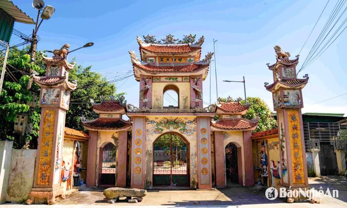 Đền Mai Bảng ở phường Nghi Thủy (thành phố Vinh). Ảnh: Minh Quân