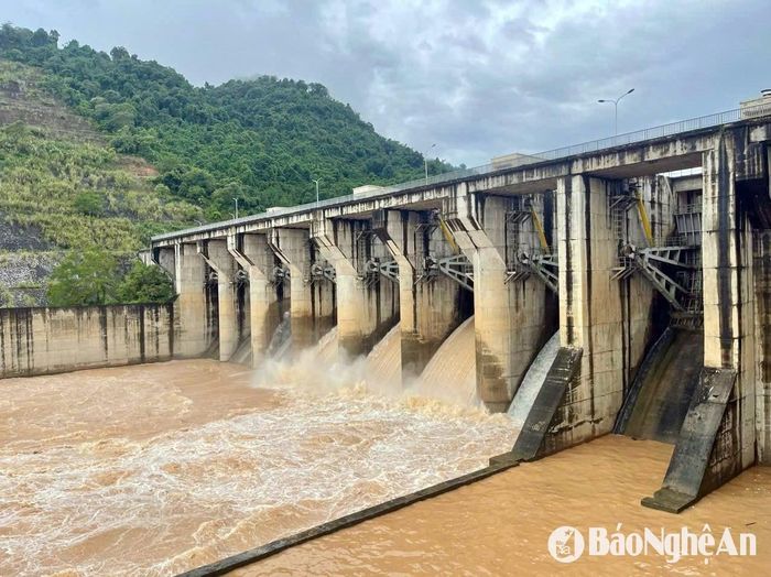 Hồ chứa thủy điện Khe Bố. Ảnh: Phú Hương