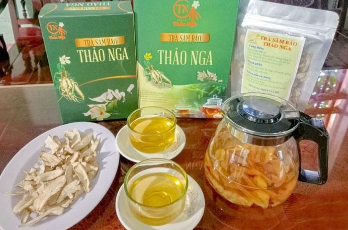 Sản phẩm chế biến từ sâm báo.