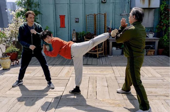 Cảnh trong phim "Karate Kid: Legends". Ảnh: wsj.com