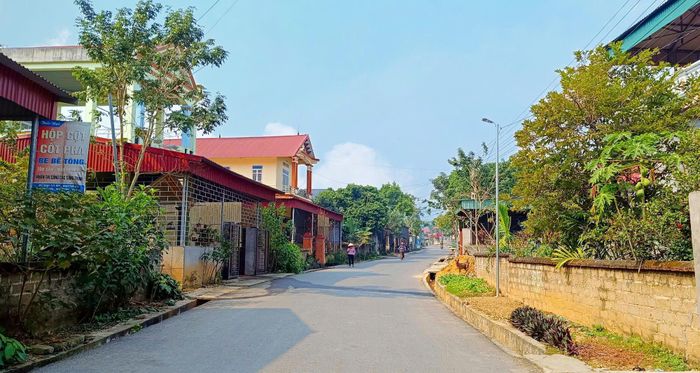 100% đường trục chính ở xã Võ Miếu được cứng hóa đáp ứng nhu cầu đi lại của Nhân dân.