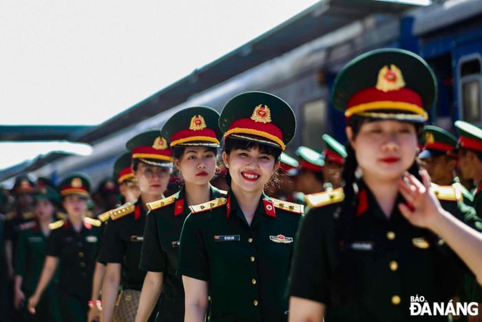 3 đoàn các lực lượng diễu binh, diễu hành của Bộ Quốc phòng ghé dừng nghỉ tại Đà Nẵng trước khi tiếp tục hành quân ra Hà Nội
