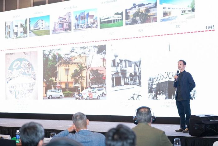 KTS Hoàng Thúc Hào (Phó Chủ tịch Hội Kiến trúc sư Việt Nam) thuyết trình về 100 năm kiến trúc Việt Nam (1925 – 2025)