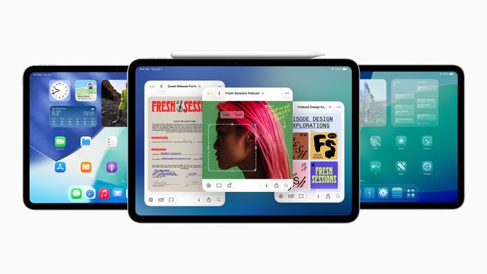 Giao diện của iPadOS 26. Ảnh: Apple.