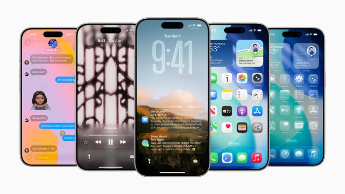  Giao diện mới của iOS 26. Ảnh: Apple. 
