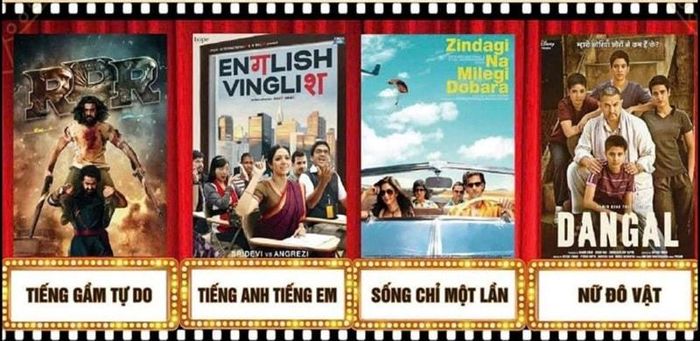 4 bộ phim nổi tiếng của Ấn Độ sẽ được trình chiếu miễn phí tại Trung tâm Văn hóa Điện ảnh tỉnh Sơn La. Ảnh: BTC