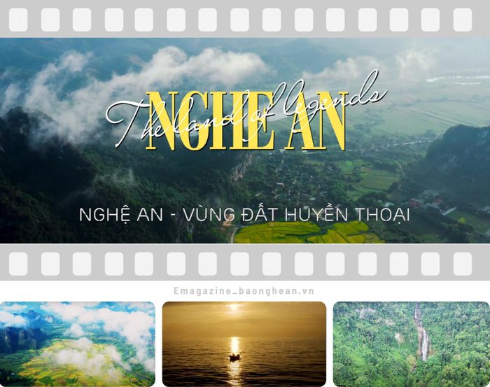 Một số cảnh phim trong TVC "Nghệ An - Vùng đất huyền thoại".