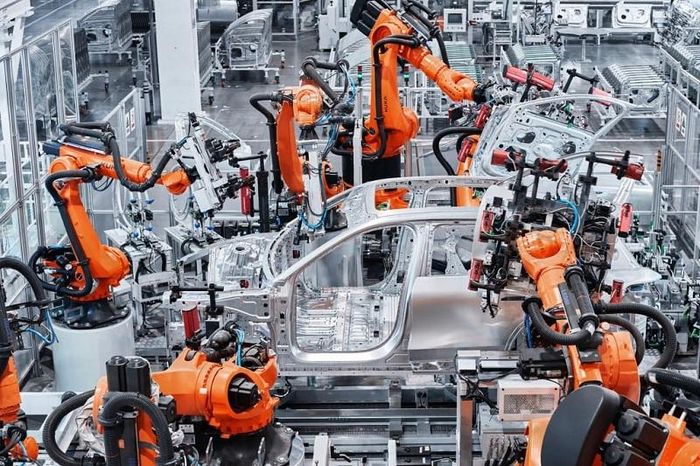 Một “nhà máy tối” thuộc sở hữu của công ty EV Nio tại Trung Quốc. Ảnh: scmp.com