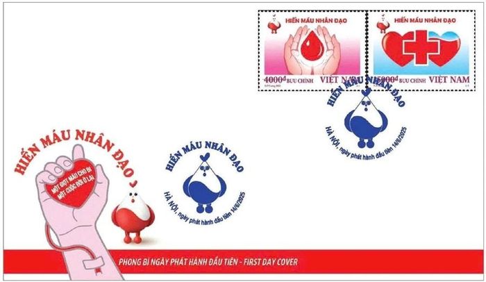 Phong bì ngày phát hành đầu tiên của bộ tem. Ảnh: Bộ KHCN
