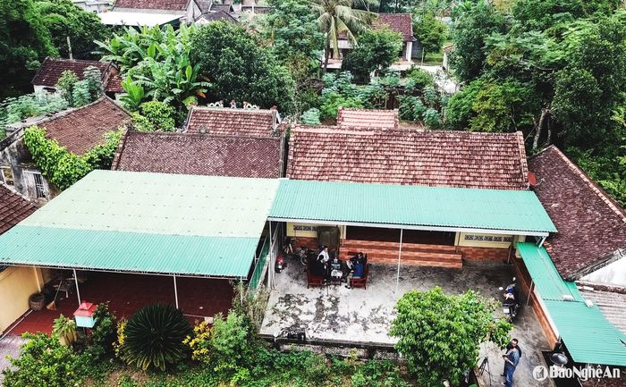 Ngôi nhà của ông Trần Văn Sâm nơi Báo Nghệ An từng mượn làm trụ sở tòa soạn vào năm 1968. Ảnh: Thành Chung