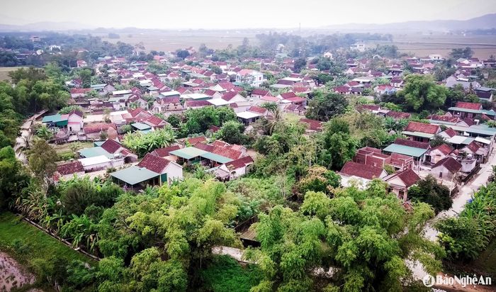 Làng Toàn Thắng, xã Quang Sơn - nơi Báo Nghệ An sơ tán về trong năm 1968. Ảnh: Thành Chung
