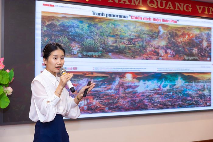  Nhà báo Thi Uyên chia sẻ về sức lan tỏa của đợt thông tin đặc biệt về Chiến thắng Điện Biên Phủ. 