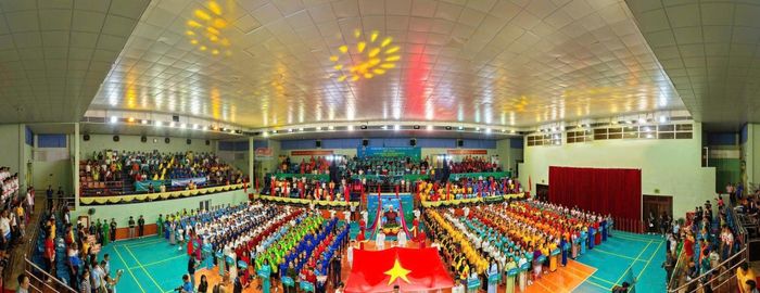 Toàn cảnh Hội thao.