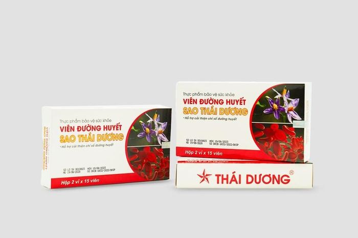 Sản phẩm Viên đường huyết Sao Thái Dương - ổn định đường huyết