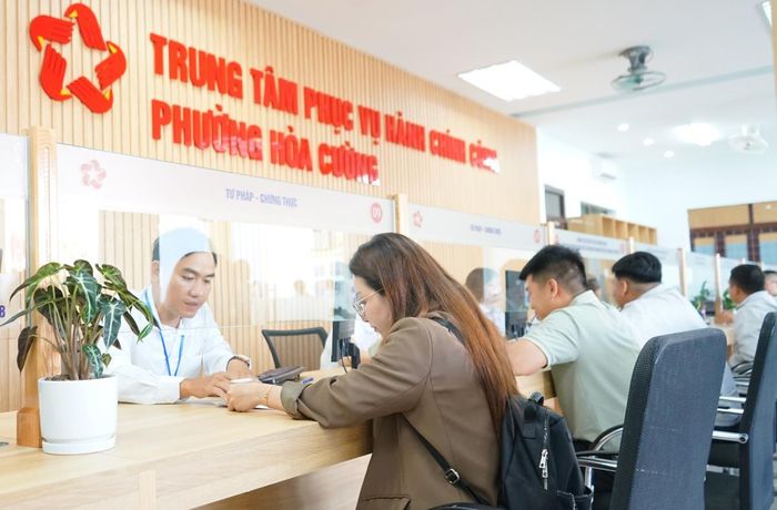 Trung tâm phục vụ hành chính công được đầu tư bài bản, hiện đại.