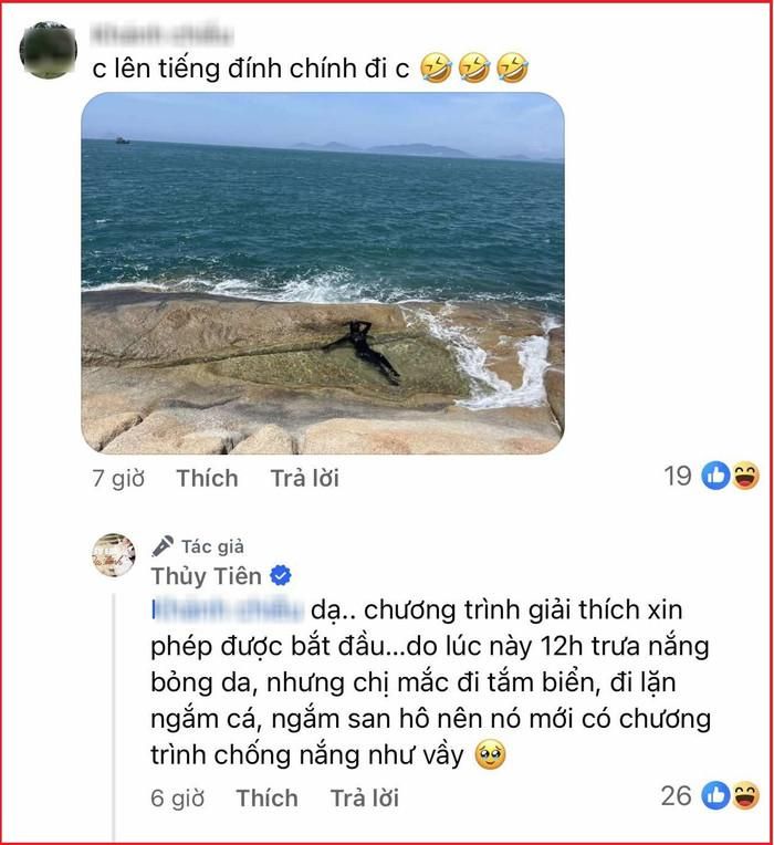 Ngay sau đó, nữ ca sĩ liên tục lên tiếng giải thích, "thanh minh". (Ảnh FBNV)