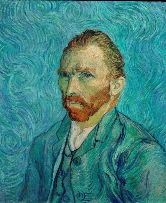 Chân dung tự họa của Van Gogh (phải) và họa sĩ người Đức Anselm Kiefer
