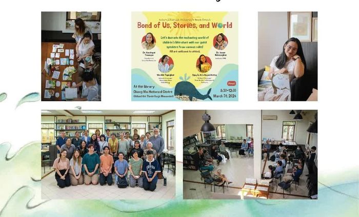 Đội ngũ của Slowbooks giới thiệu sách tranh tại Chiang Mai (Thái Lan)
