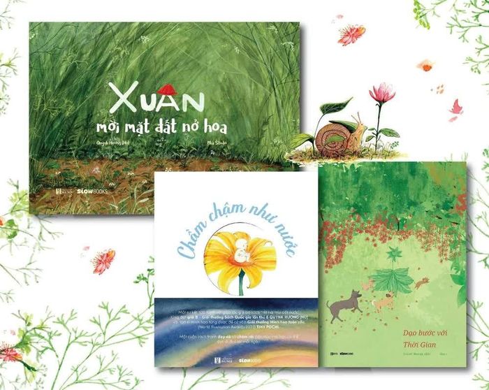Một số đầu sách tranh do Slowbooks phối hợp với các NXB thực hiện