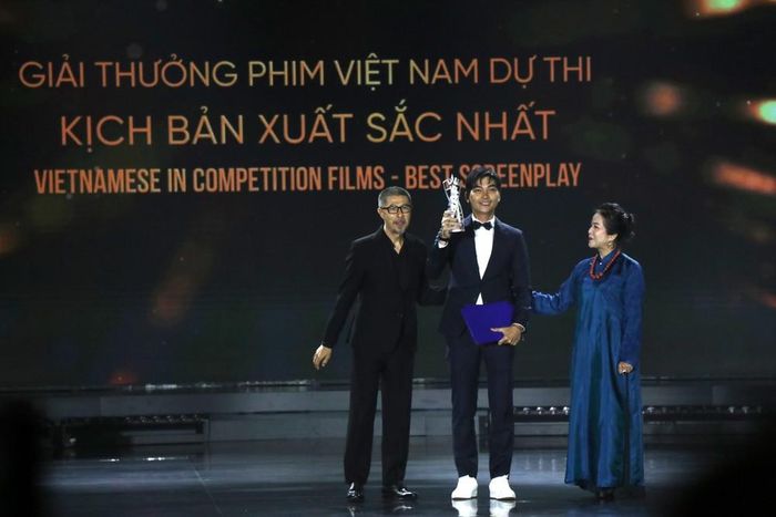 Bộ phim “Chị Dâu” của đạo diễn Khương Ngọc giành nhiều giải thưởng tại Liên hoan phim châu Á Đà Nẵng (DANAFF) lần thứ Ba năm 2025. Ảnh: Khoa Chương - TTXVN