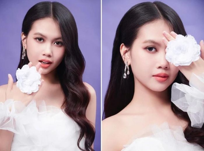 Nhan sắc của Bảo An ở hiện tại. Ảnh: FBNV