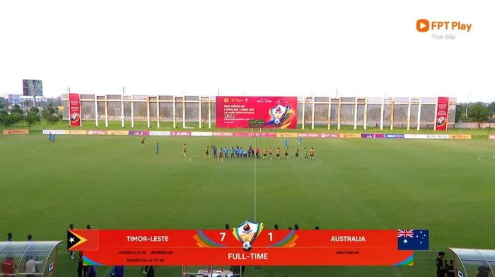 Công An Timor Leste đại thắng 7-1 trước Công An Úc