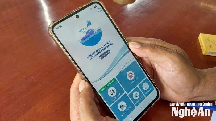 Phần mềm eCDT - hệ thống truy xuất nguồn gốc thủy sản điện tử. Ảnh: Xuân Hoàng
