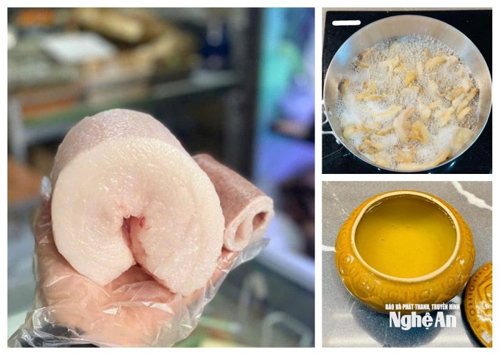 Mỡ lợn cũng được nhiều người lựa chọn thay thế dầu ăn công nghiệp trong thời điểm này. Ảnh: T.P