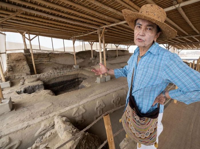 Tiến sĩ Ruth Shady, giám đốc Khu khảo cổ Caral, là người đứng đầu nhóm khai quật và lập bản đồ Penico trong 8 năm qua.