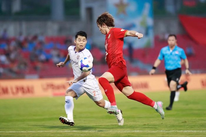 Viktor Lê có thể thay Thanh Nhàn đá tiền đạo cánh ở U23 Việt Nam. Ảnh: VPF