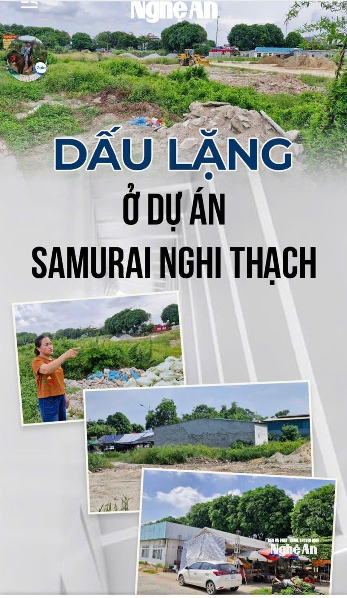 Bìa bài viết "Dấu lặng" ở Dự án Samurai" trên ấn phẩm baonghean.vn của Báo và phát thanh, truyền hình Nghệ An. Ảnh: Nhật Lân