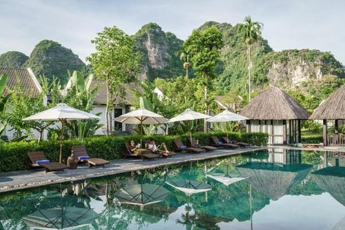 Không gian thơ mộng của Aravinda Resort