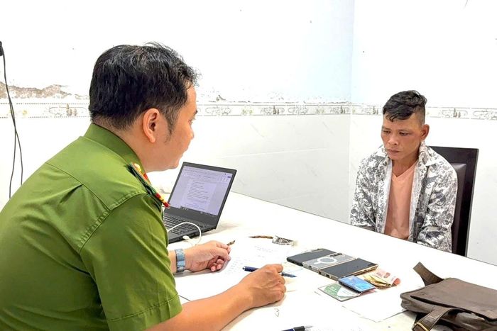 Nguyễn Đức Thành, đối tượng cầm đầu đường dây chuyên trộm cắp, tiêu thụ xe máy (Ảnh: CA phường Hòa Cường).