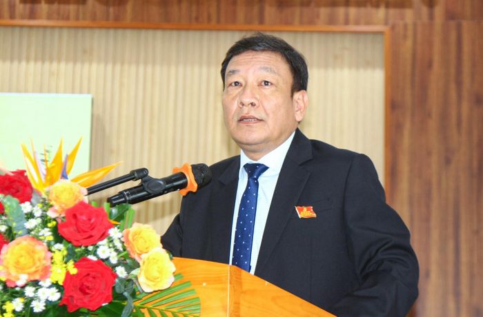Phó Bí thư Tỉnh ủy Bùi Thắng phát biểu chỉ đạo tại Đại hội