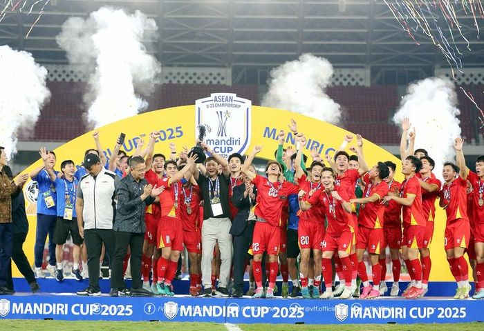 Thành công này là sự cổ vũ lớn cho bóng đá trẻ Việt Nam. Ảnh: VFF