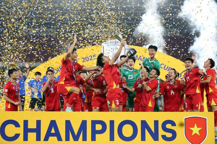 U23 Việt Nam vô địch thuyết phục trên đất Indonesia. Ảnh: VFF
