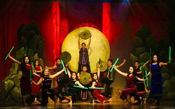  Tiết mục múa “Tiếng gọi đại ngàn”. Ảnh: Thùy Dung 