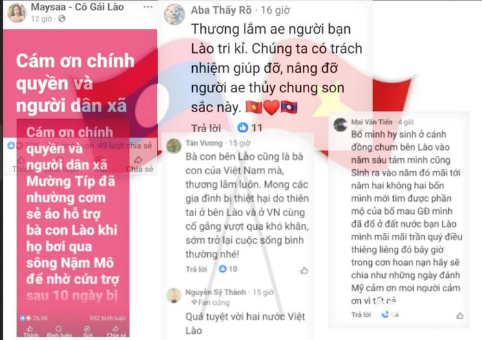 Những dòng cảm xúc được người dân chia sẻ trên mạng xã hội. Ảnh chụp màn hình 2025-08-02 lúc 15.53.16