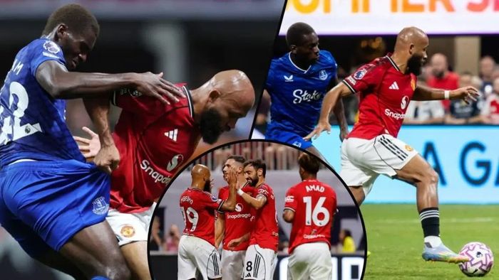 Bryan Mbeumo có màn thể hiện đầy hứa hẹn trong trận ra mắt Man United.