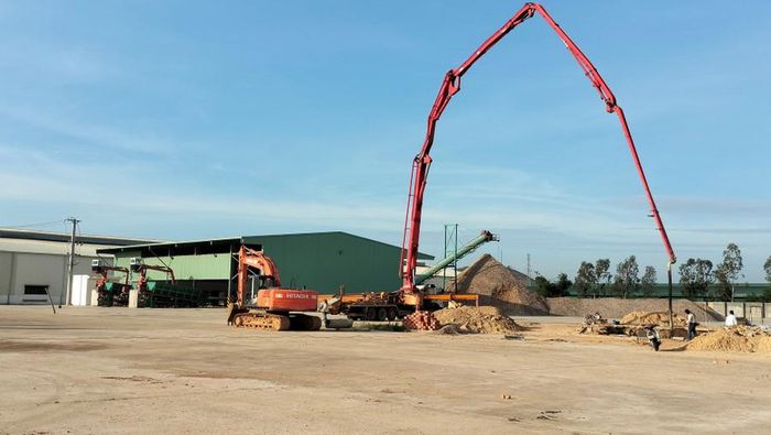  Cụm công nghiệp Nhơn Tân 1 (xã An Nhơn Tây) cũng có nhiều nhà đầu tư thứ cấp thuê đất thực hiện dự án. Ảnh: T.SỸ 