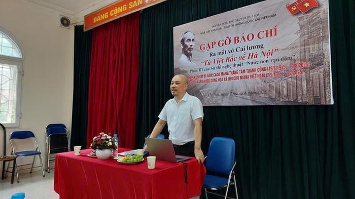 Tiến sỹ, Nghệ sỹ Nhân dân, đạo diễn Triệu Trung Kiên. (Ảnh: Minh Thu/Vietnam+)