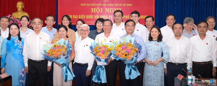 Đoàn ĐBQH TPHCM tổ chức hội nghị Đoàn ĐBQH khóa XV TPHCM hôm 15-7 vừa qua