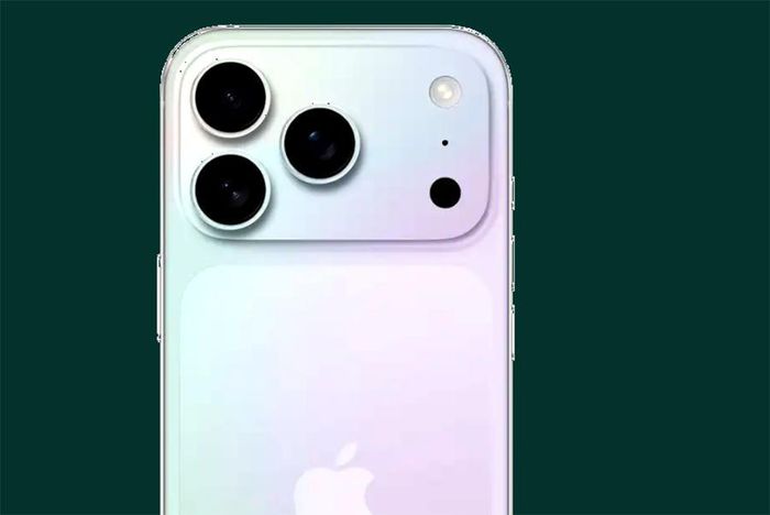 Concept iPhone 17 Pro Max màu Liquid Glass. Ảnh: X