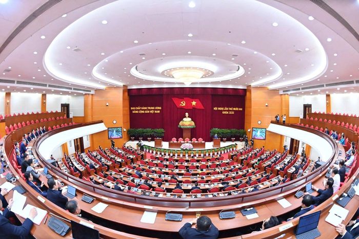 Toàn cảnh Hội nghị lần thứ 12, Ban Chấp hành Trung ương Đảng khóa XIII. Ảnh: VGP