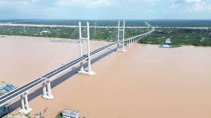 Cầu Rạch Miễu 2 bắc qua sông Tiền nối liền 2 tỉnh Vĩnh Long và Đồng Tháp được khởi công vào cuối tháng 3/2022.