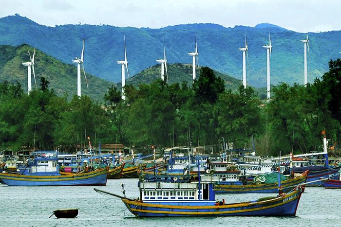 Xã Vĩnh Hảo hội tụ tiềm năng phát triển công nghiệp, kinh tế biển (Ảnh Đ.Hòa)