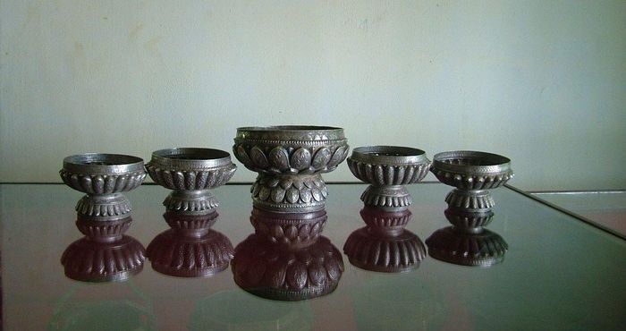 Bộ Pata thực hiện nghi lễ trong Bộ sưu tập Hoàng tộc Chăm